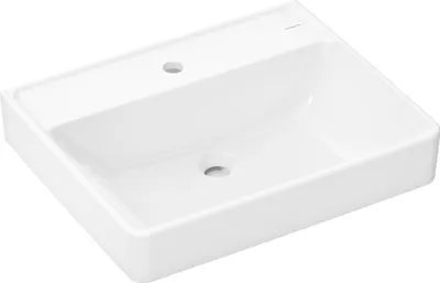 Produktbild von Hansgrohe Waschtisch Xanuia Q 600x480mm mit Hahnloch ohne ?berlauf, SMC wei?, 61150450