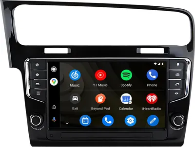 Produktbild von Android Autoradio 7 Zoll 64 GB für VW Golf 7 2012–2017 mit CarPlay Android Auto Navi Bluetooth DAB+ Rückfahrkamera