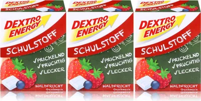 Produktbild von Dextro Energy Schulstoff Traubenzucker Waldfrucht Geschmack 50g (3er Pack)