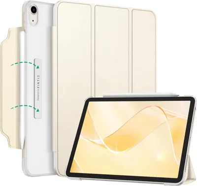 Produktbild von Fintie Hülle für iPad Air 11 Zoll (M4/M3/M2, 2026/2025/2024), iPad Air 5/4 Gen Case (10,9 Zoll, 2022/2020) - [Magnetverschluss] Leichte Standhülle mit Durchscheinend Mattierter Rückseite, Starlight
