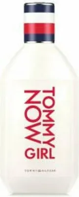 A white bottle of Tommy Girl Now Eau de Toilette for women.