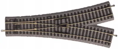 Immagine prodotto di PIKO 55426 deviatoio simmetrico WY con massicciata H0 1:87 – scambio a Y per plastico ferroviario, binario per fermodellismo