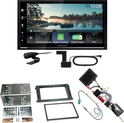 Produktbild von Kenwood DMX7722DABS Android Auto CarPlay Einbauset für Porsche Cayenne bis 2006