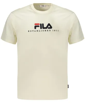 Produktbild von Herren Kurzarm T-Shirt Beige - Regular Fit, Baumwolle, Stickerei