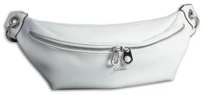 Image de Glüxklee Sac banane zippé gris gris clair similicuir OTD5029K