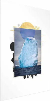 Produktbild von Posterpapier Poster - Iceberg 60x90 cm Landschaften c-C-0213-ao-a