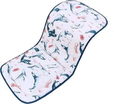 Produktbild von Famanu Kinderwagenkissen Atmungsaktiv - 100% Baumwolle, 32x80cm