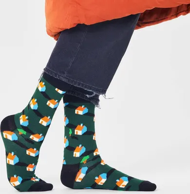 Immagine prodotto di Calzini Del Marchio Happy Socks Del Modello Neighbours Verde