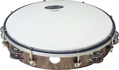 Image de Stagg TAB-210P/WD Natural 10" Tambourin avec membrane