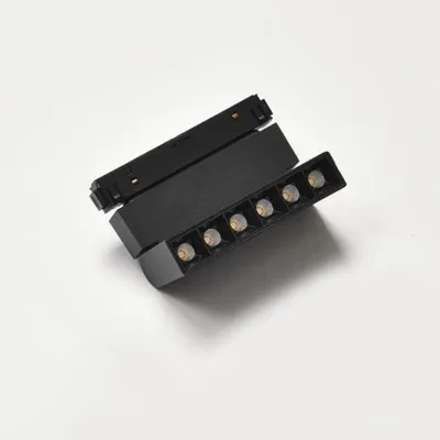 Produktbild von LED-Magnetschienenstrahler 48V DC 6W SCHWARZ schwenkbar - Neutralweiß 4000K - 5500K