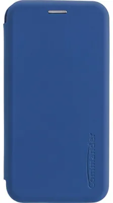 Produktbild von COMMANDER Book Case CURVE für Motorola Moto E32s/ G22 Soft Touch Maritim Blue (20431)