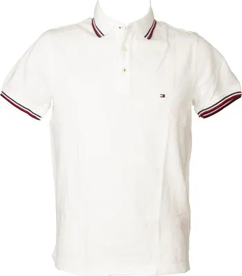 Immagine prodotto di Polo uomo TH TOMMY HILFIGER maglia manica corta con colletto e bottoni cotone slim fit articolo XM0XM01582 TOMMY TIPPE, M, Cotone 100%