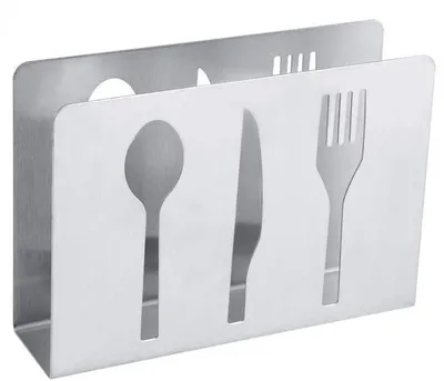 Produktbild von Servetdispenser aus Edelstahl - Modernes Design - Stabiler Servetenservice - Geeignet für Küche und Restaurant