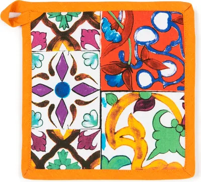 Produktbild von Excelsa topflappen Lisbona baumwolle 20x20 cm bunt