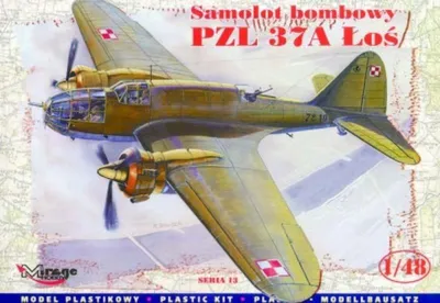 Obrázok produktu pre PZL-37B Łoś Poľské bombardovacie lietadlo
