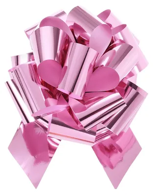 Geschenkschleife 35 cm, lila-rosa, mit Band, für Geschenke & Deko