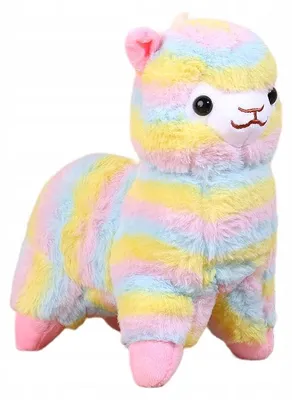 Produktbild von Granda Kuscheltier Alpaka Regenbogen 28 cm