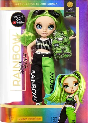 Produktbild von MGA Rainbow High Junior Jade Hunter