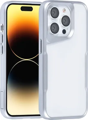 Immagine prodotto di Custodia posteriore TUNIQ per iPhone 14 Pro - Silicone - Argento