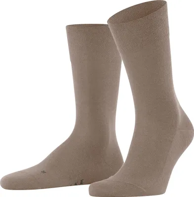 Image de FALKE Sensitive New York, chaussettes pour hommes, modèle 5173 - couleur noisette, taille 39-42