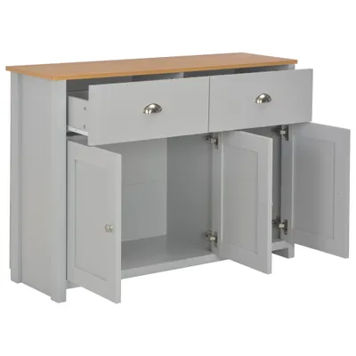 Immagine prodotto di vidaXL Credenza grigia 112x35x81 cm