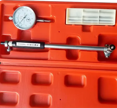 Obrázok produktu pre Meradlo otvorov ciferníka, 50–160 mm, 0,01 mm stupnica otvorov, presný valcový motorový tester meracích nástrojov