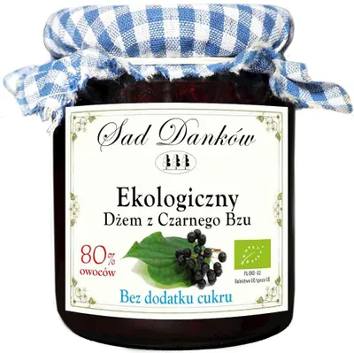 Produktbild von SCHWARZER HOLUNDER 80 %  260 g – OBSTGARTEN DANKÓW