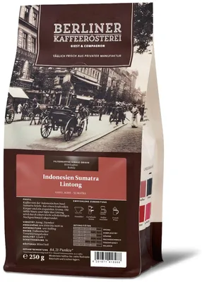 Produktbild von Berliner Kaffeerösterei - Indonesien Sumatra Lintong (250g / Bohne)