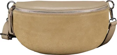 Produktbild von Hausfelder Manufaktur Gürteltasche Velours Beige onesize