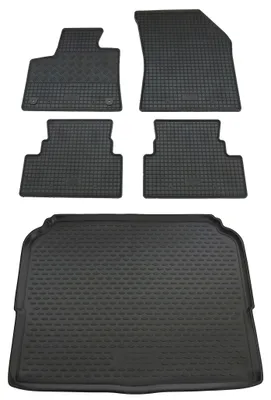 Produktbild von Gummi Kofferraumwanne + Fußmatten Set für Opel Grandland X, Bj. 2017-