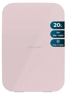 Produktbild von Cecotec Kleiner Kühlschrank - Mini-Kühlschrank 20L Bolero MiniCooling 20L Bahamas Pink. 12V-220V