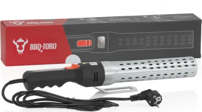 Produktbild von BBQ-Toro Elektrischer Grillanzünder IGGI Silber/Schwarz, 2000 W, 650 °C, Elektro Kohleanzünder