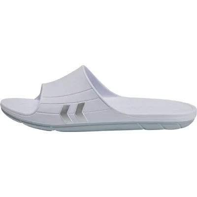 Produktbild von Hummel Nielsen Sandal Badeschuhe Slide weiß/silber 206571-9001, Schuhgröße:34 EU