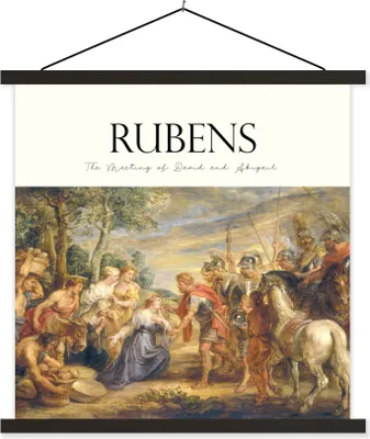 Produktbild von MuchoWow® Textilposter Kunst - Rubens - Alte Meister 40x40 cm mit schwarzem Rahmen - Fotos