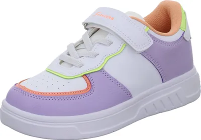 Produktbild von Sneakers Mädchen-Sneaker-Slipper-Klettschuh Weiß-Mehrfarbig, Farbe:weiß, EU Größe:34
