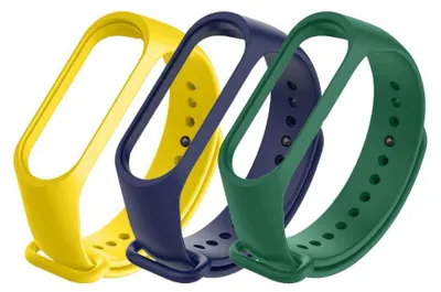 Produktbild von Xiaomi Mi Band Armband 5/6 (gelb, mitternachtsblau, dunkelgrün)