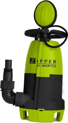 Produktbild von Zipper ZI-MUP750 Schmutzwasser-Tauchpumpe 12 mü/h 10 m (ZI-MUP750)