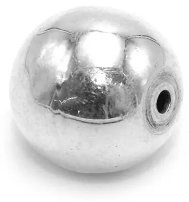 Produktbild von Vintageparts Perle 925 Silber glänzend rund 16 mm, 1 Stück
