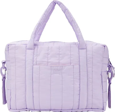 Produktbild von Hylat Baby Wickeltasche - gesteppte Babytasche - stilvolle Kinderwagentasche für Eltern - Violett