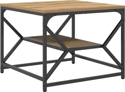 Produktbild von Möbel Couchtisch mit Regal Artisan Eiche 51x50x40 cm - Couchtische 868230