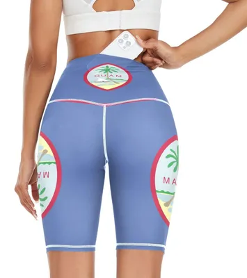 Image de Pantalon de yoga pour femmes, avec poches et taille haute