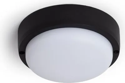 Produktbild von LED-Deckenleuchte 15W Rund für Aussen Ø140 mm IP65 Schwarz 4000K Neutralweiß