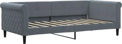 Produktbild von Tagesbett Dunkelgrau 90x190 cm Samt