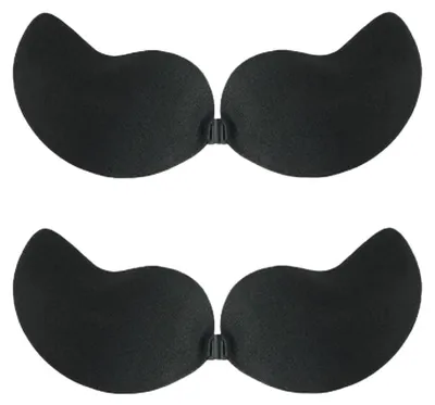 Produktbild von 2er-Pack selbstklebende, unsichtbare Push-up-BHs, rückenfrei, trägerlos, magische Klebe-BHs für Damen