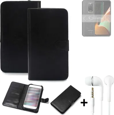 Produktbild von K-S-Trade Wallet Case Handyhülle kompatibel mit Ulefone Armor 17 Pro Schutzhülle Flip cover Flipstyle Tasche Hülle Flipcover Slim Bumper schwarz +