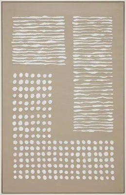 Produktbild von Gerahmte leinwandbilder farhan mittelbeige 116x75cm  - Atmosphera créateur d'intérieur