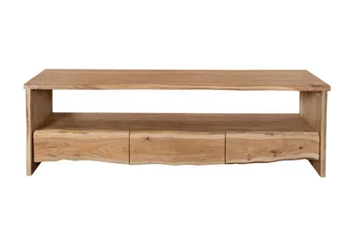 Produktbild von Lowboard TV-Board 160 x 45 x 50 cm Akazienholz massiv naturfarben DAHLIA