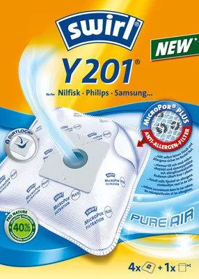 Immagine prodotto di Swirl 4 sacchetti microfibra Y201 Samsung VCC VC FC SC Philips Hr Daewoo