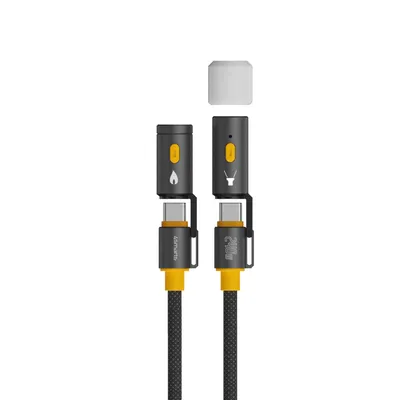 Obrázek produktu pro 4smarts 541240, 1,5 m, USB C, USB C, USB 3.2 Gen 1 (3.1 Gen 1), 480 Gbit/s, Černá, Žlutá