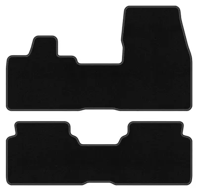 Obrázok produktu pre Velúrové autokoberce pre: BMW I3 L01 2013- (hatchback) – sada 4 ks, čierne, na mieru – Wielganizator BASIC – verzia W0958